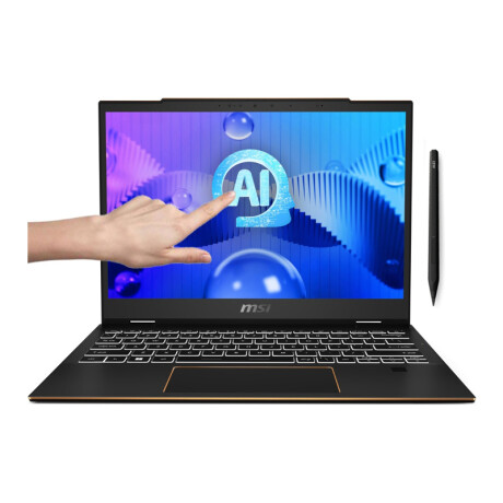 Notebook Convertible MSI Summit E13 AI. NPU Core Ultra 7 155H. RAM 16GB. Disco Sólido 1TB. Pantalla TÁCTIL 13" Full HD+ Notebook Convertible MSI Summit E13 AI. NPU Core Ultra 7 155H. RAM 16GB. Disco Sólido 1TB. Pantalla TÁCTIL 13" Full HD+