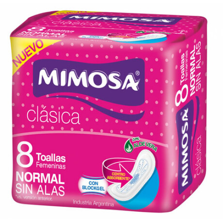 Mimosa Clásica Normal sin Alas x8 – Protección Ligera y Suavidad Natural Mimosa Clásica Normal sin Alas x8 – Protección Ligera y Suavidad Natural