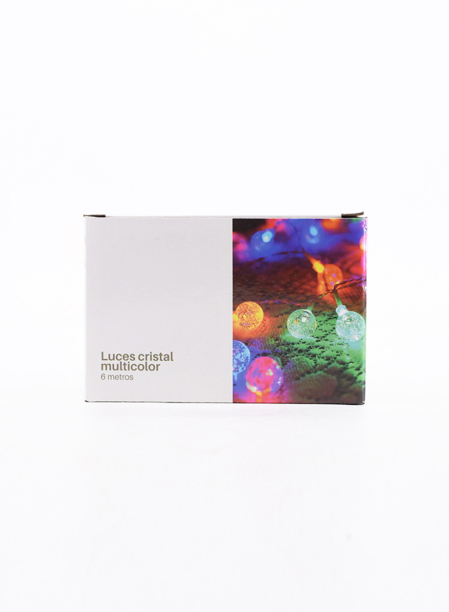 LUCES CRISTAL - MULTICOLOR 
