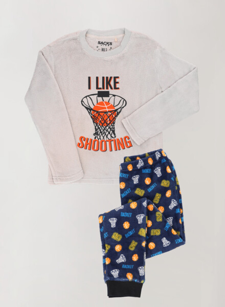 Pijama basket Gris