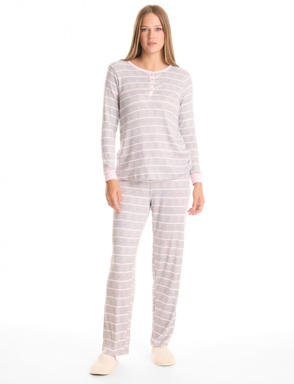 Pijama Con Pantalon GRIS/MULTI