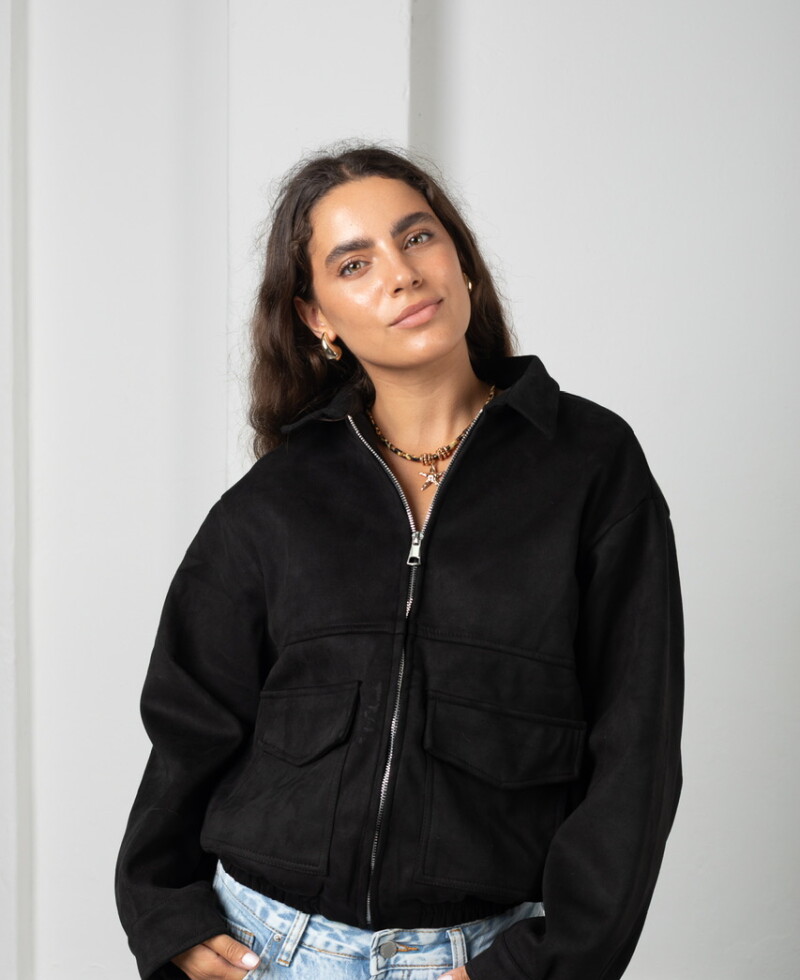 Campera Luciana negra