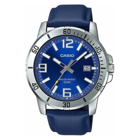 Reloj CASIO MTPVD01L-2BVUDF Cuero Azul Esfera 44mm 0