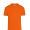 Camiseta a la base peso medio Naranja