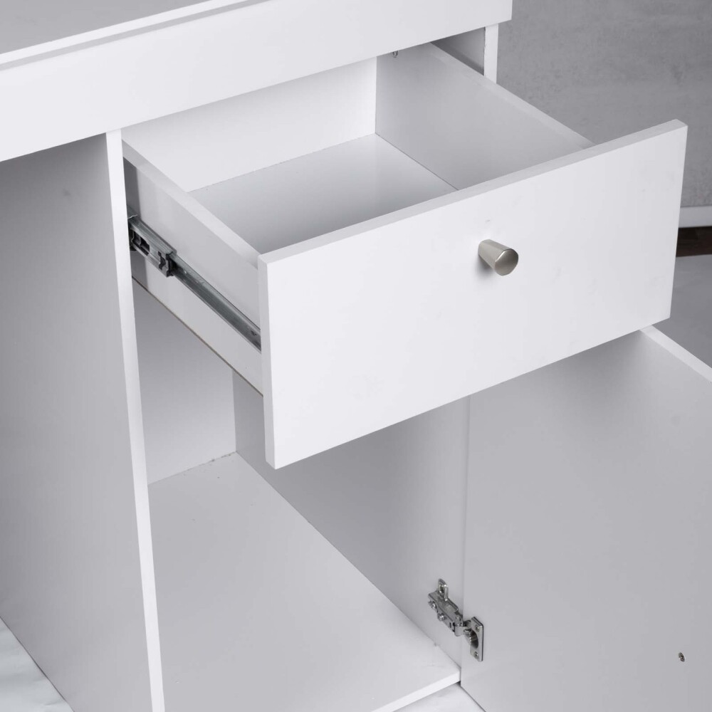 ESCRITORIO MDF-Y-MDP BLANCO IRIS