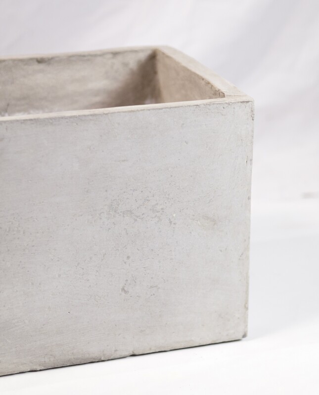 Jardinera Fibrocemento Gris laca - 80cm x 30cm