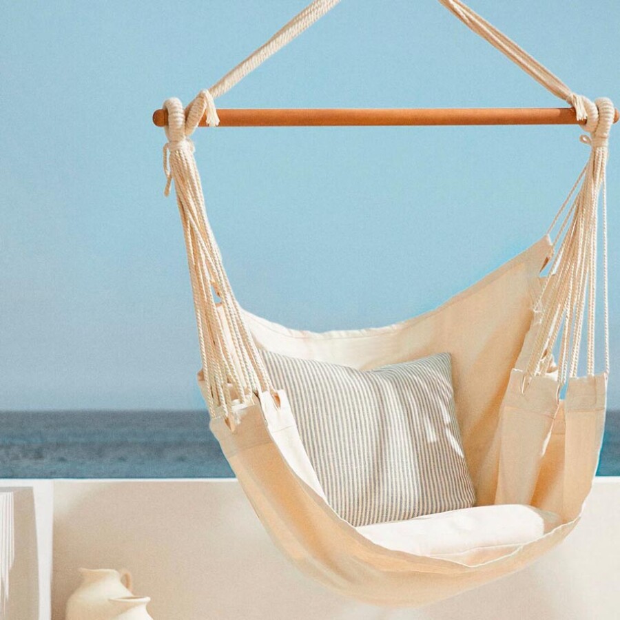 Hamaca Bohemian con Cadena Metálica incluida Hamaca Bohemian con Cadena Metálica incluida