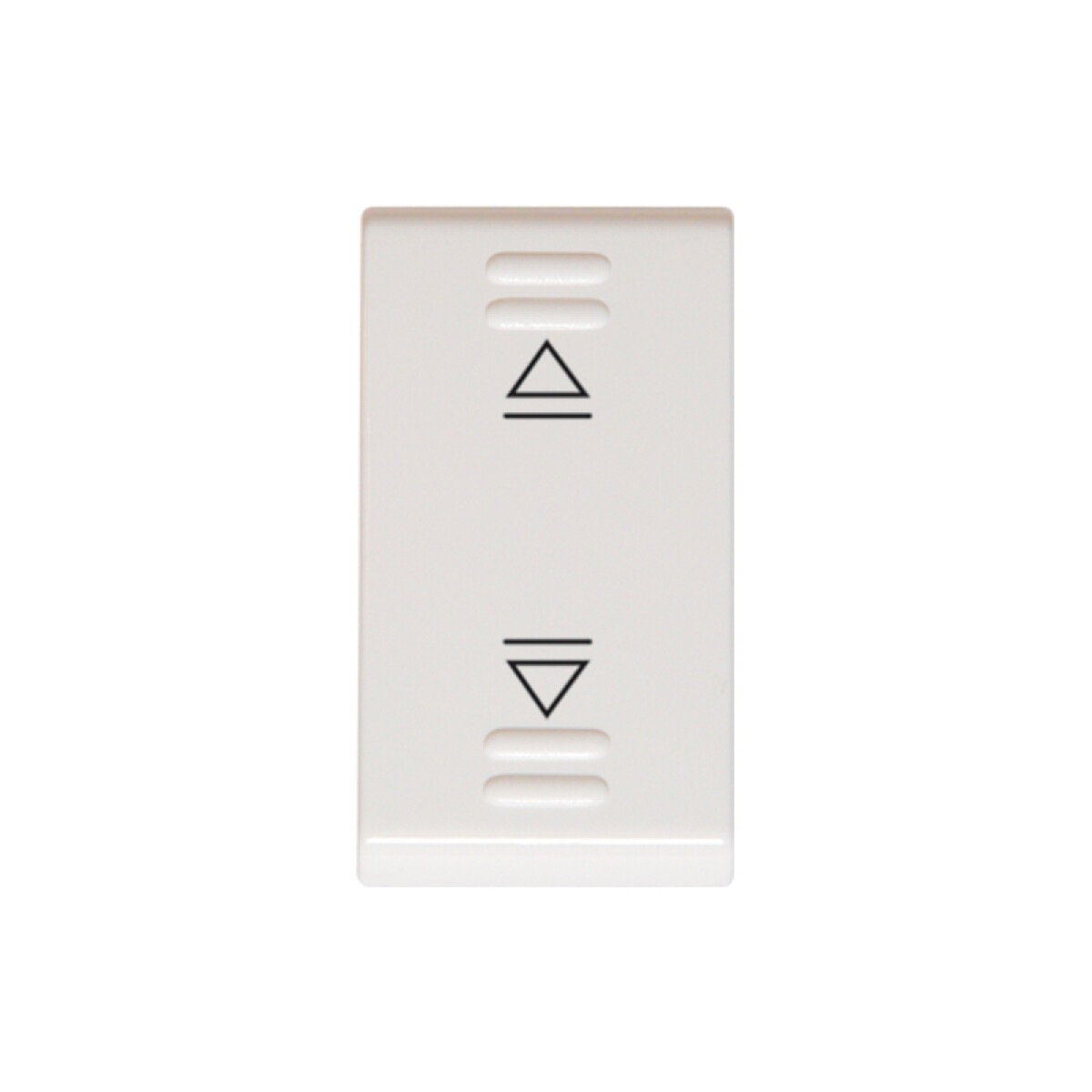 Módulo pulsador p/persiana 10A 250V Duomo blanco - C57876 