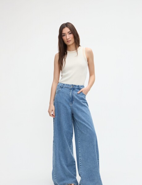 Jean New Fatenas Mid Blue