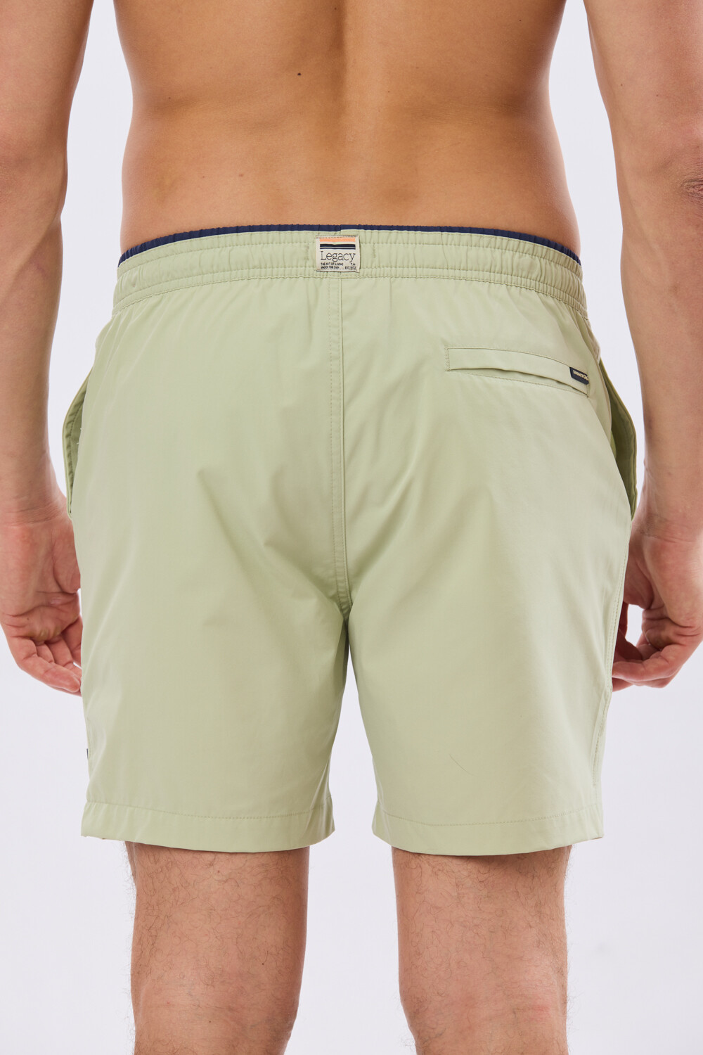 SHORT DE BAÑO FLEX LISO Verde