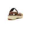 Country Sandalia Dama Casual 1 Tira Y Pulsera C/velcro Amarillo-mix