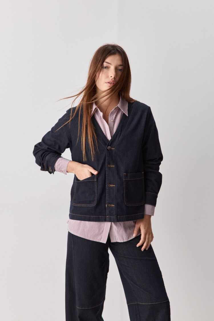 SOBRECAMISA LARI Indigo