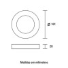 PANEL ADO. LED 12W 3000K  REDONDO PANEL ADO. LED 12W 3000K  REDONDO