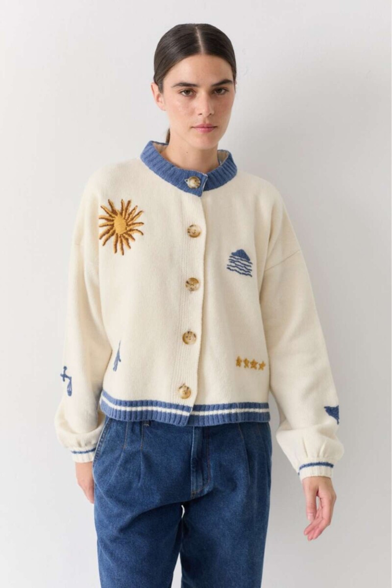 Cardigan Terro Uy - Crudo 