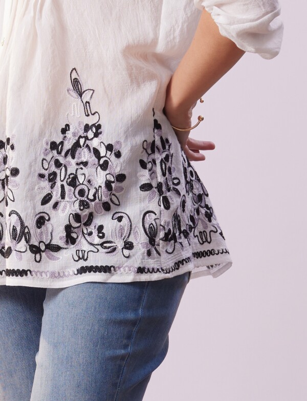 Blusa Bordado BLANCO