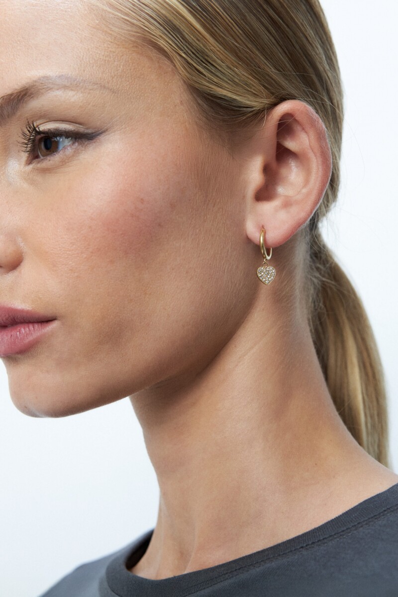 Aros dije cora strass dorado