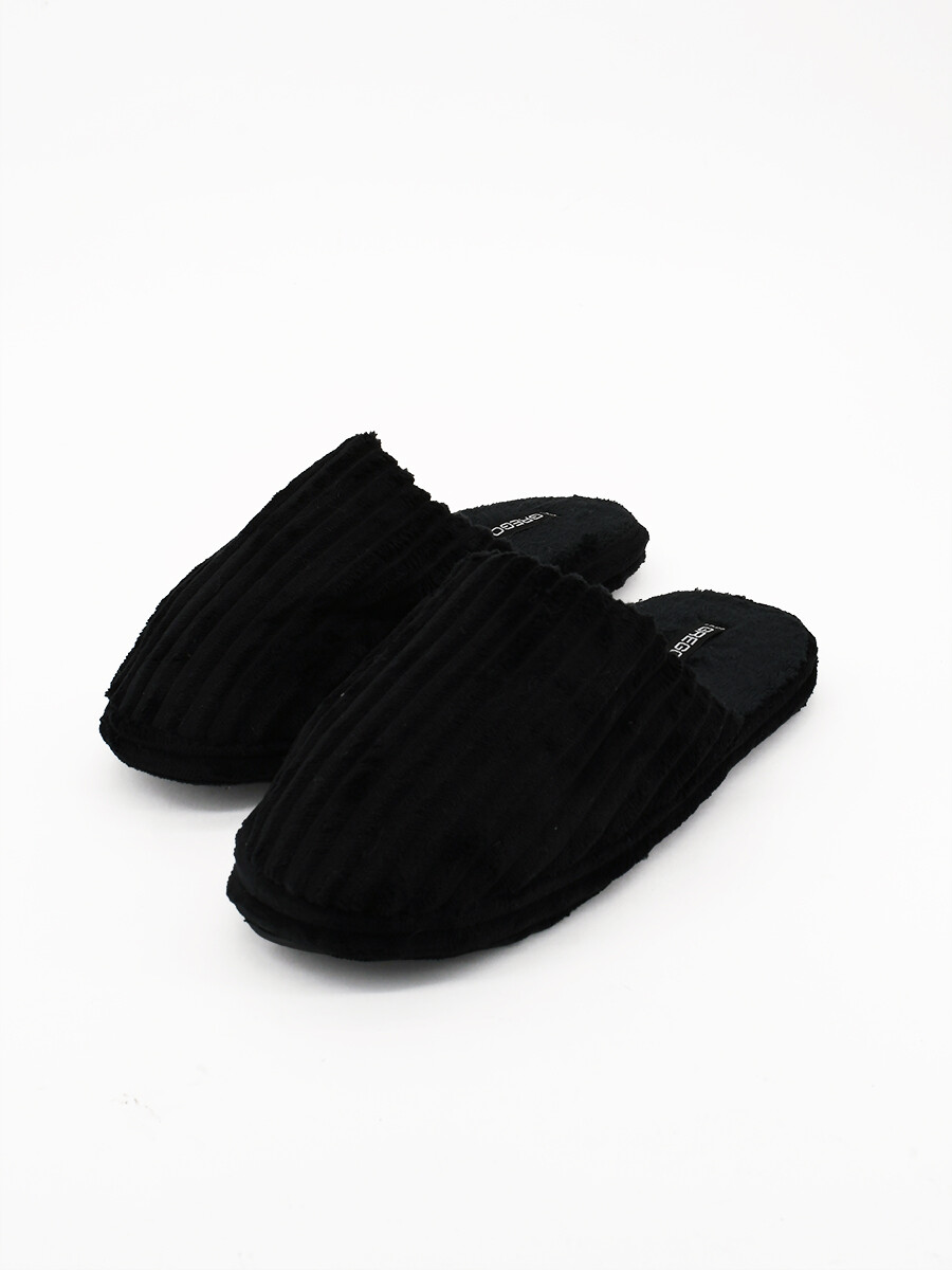 PANTUFLA ZUCA - NEGRO 