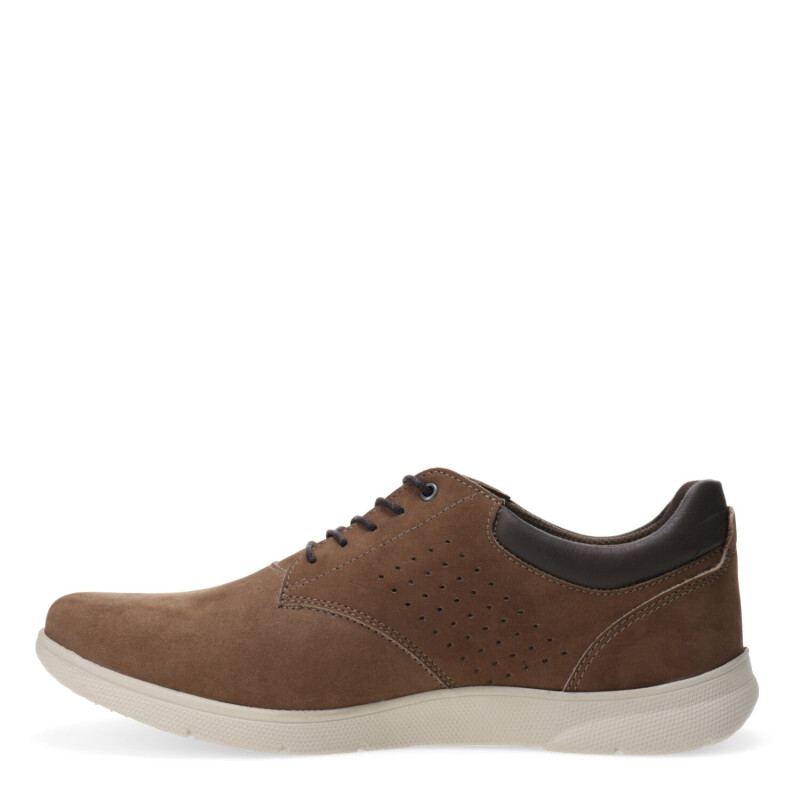 Zapatos de Hombre Freeway Casual Marrón Alga (Nobuk)