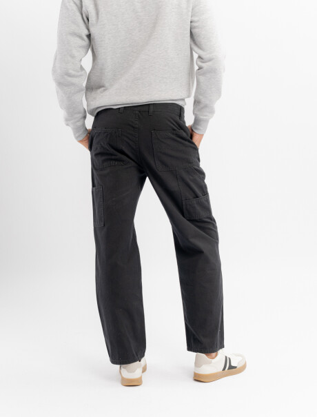 Pantalon carpintero negro