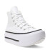 Championes Unisex Converse Ctas Lift Double Stack HI Blanco - Negro