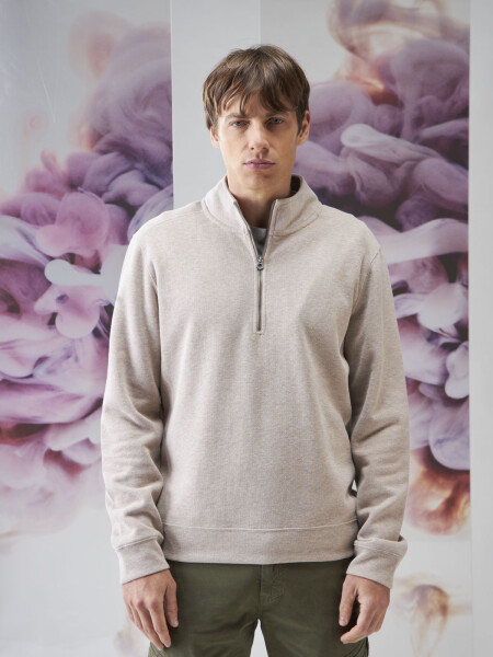 FLEECE BASTIA BEIGE MELANGE