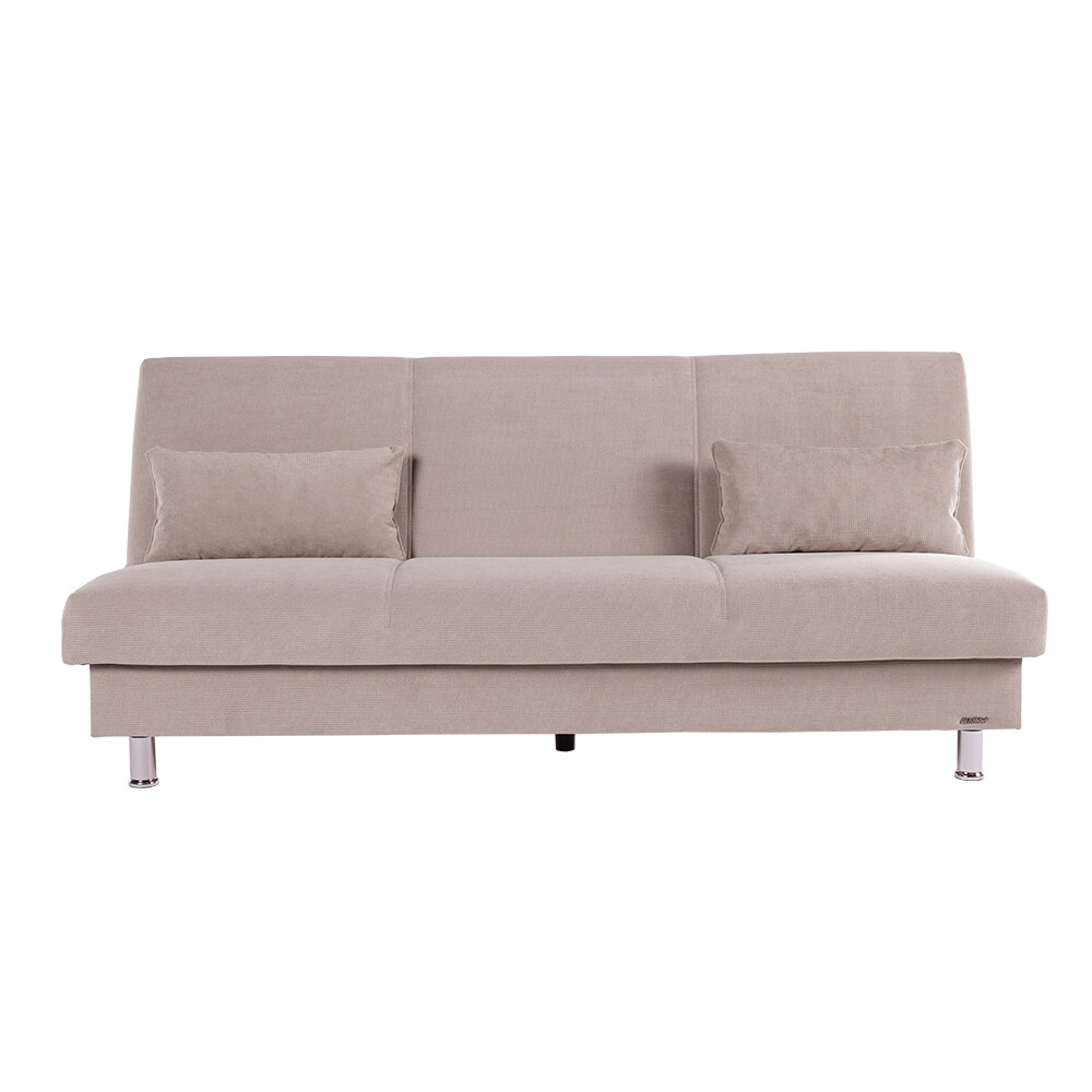 SOFA CAMA MODELO CLARK 3 LUGARES BEIGE Sofa Cama Modelo Clark 3 Lugares Beige