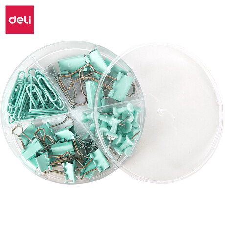 SET DE ESCRITORIO VERDE PASTEL DELI 001