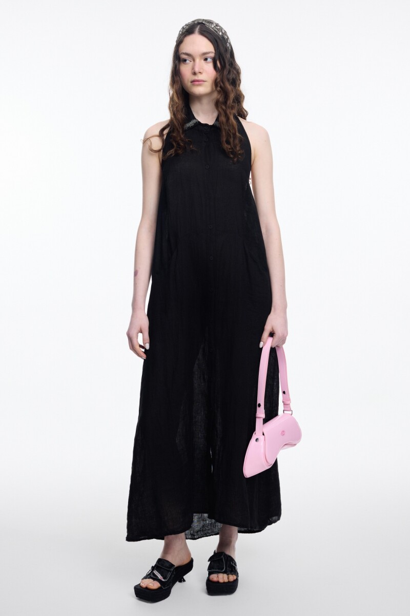 VESTIDO CAMISERO Negro