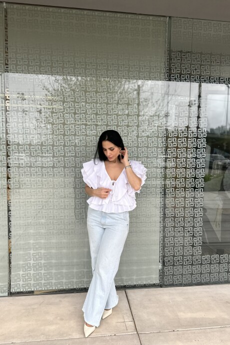 Blusa Laurel Blanco