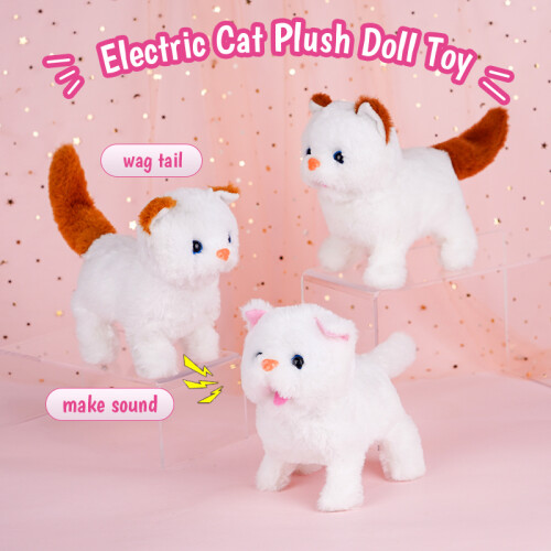 Muñeco De Peluche Gatito - Con Movimiento Y Sonido Muñeco De Peluche Gatito - Con Movimiento Y Sonido