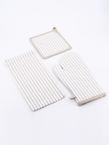 SET CON MANOPLA BEIGE