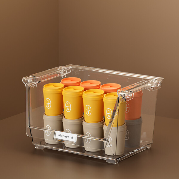 Organizador transparente S blanco