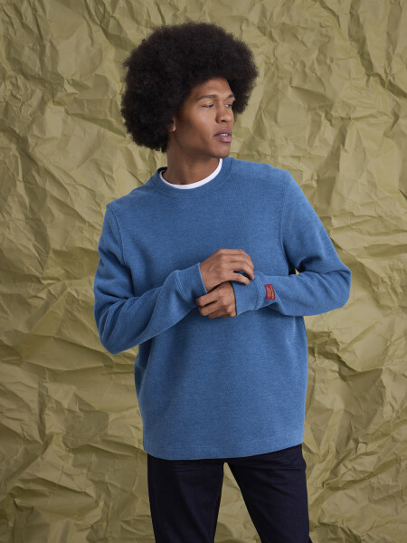 FLEECE PALERMO AZUL MELANGE