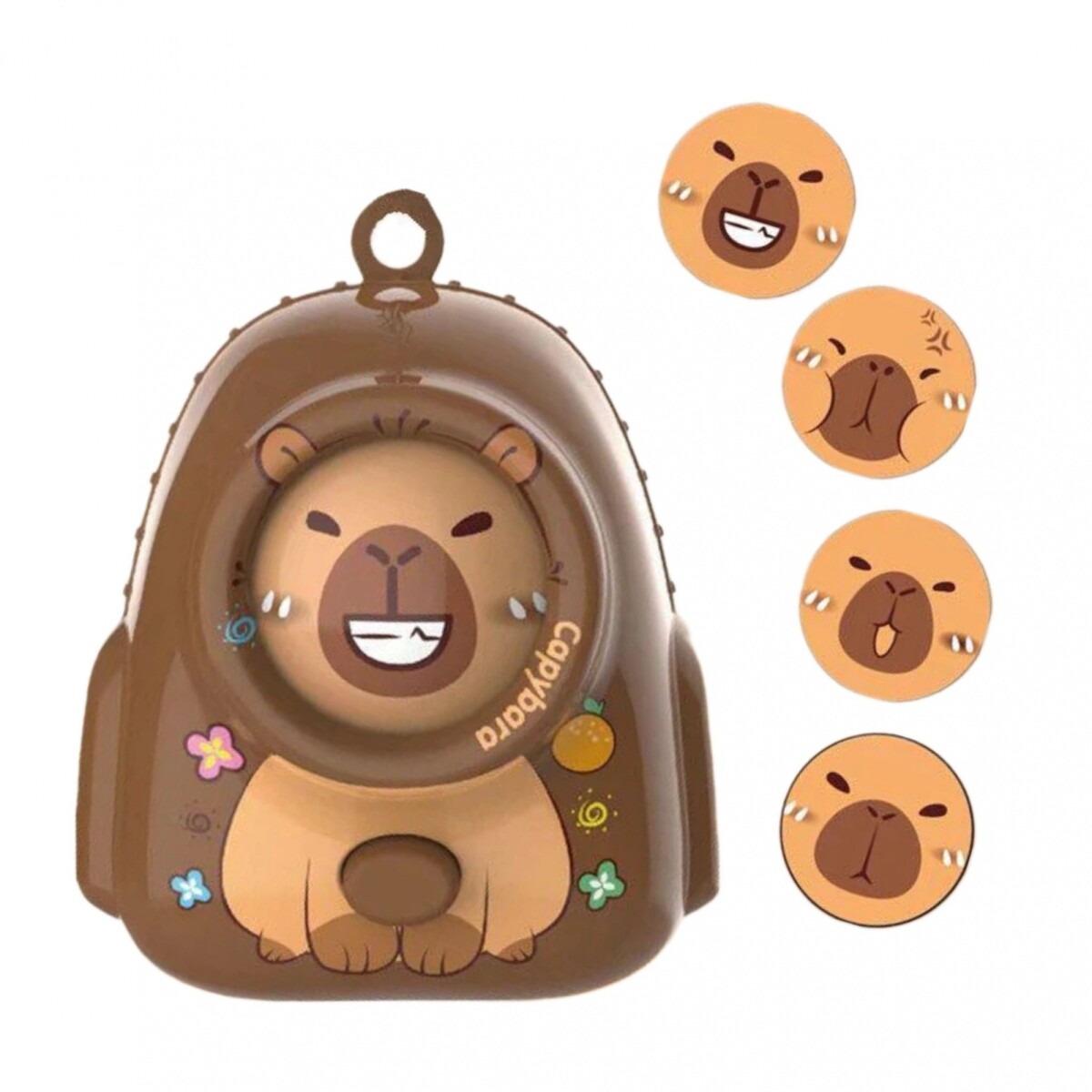 Llavero Capybara DQ-2 Cambia Caras 