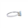 Anillo Solitario-Plata 925-Piedra Agua Marina-AN3674 conpiedra
