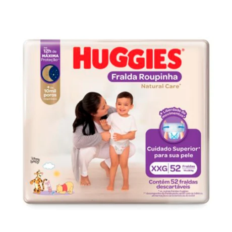 Pañales Huggies Pant Natural Care Xxg 52 Unidades 001