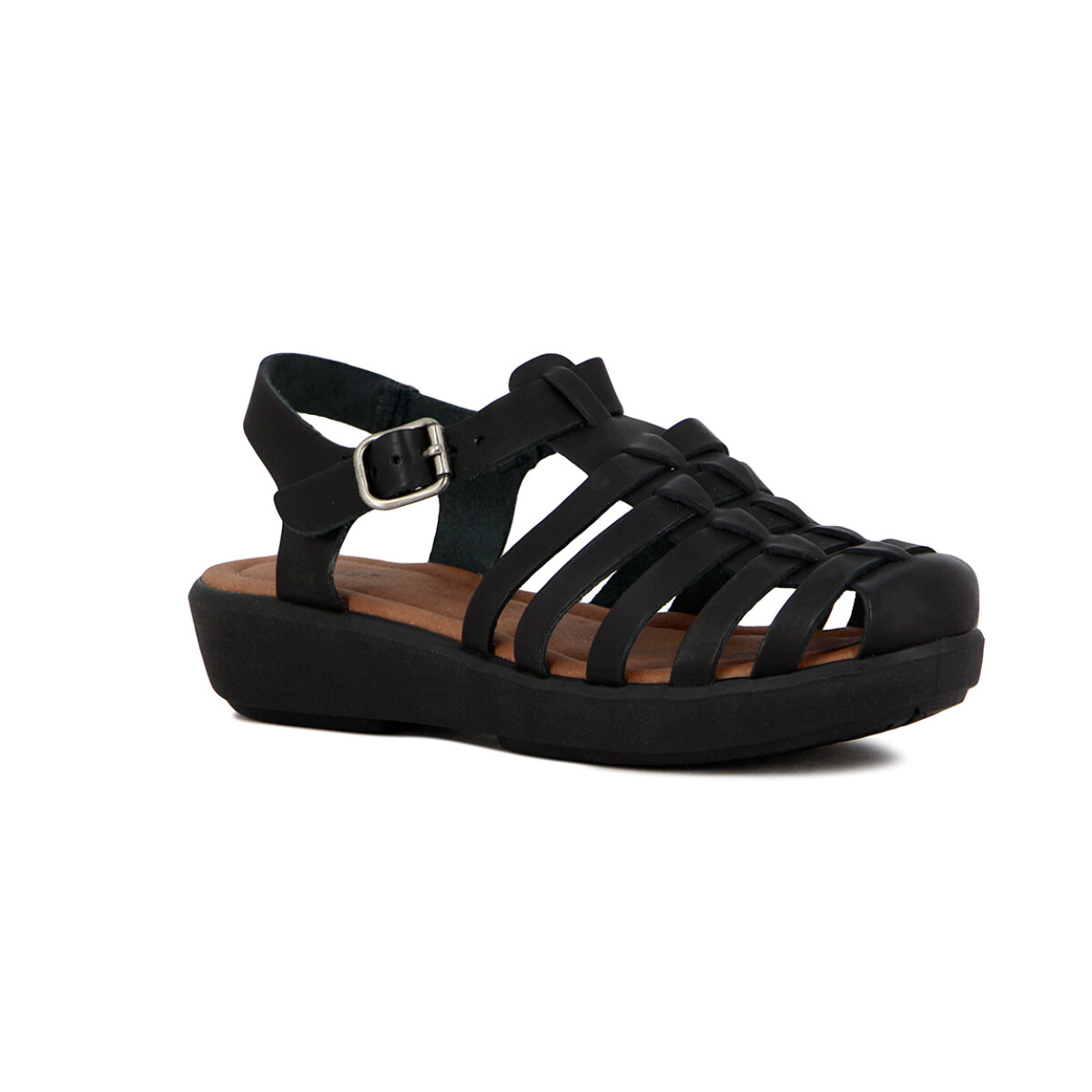 Country Sandalia Casual - Negro 