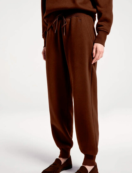 PANTALONES DEPORTIVOS DE FELPA BORDEAUX