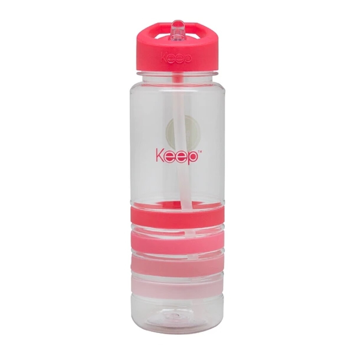Botella Con Sorbito Plastica Keep 750ml Reutilizable - Rosa 