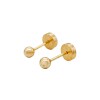 Abridores Bolitas-Oro Bajo-Sin Piedra-AB8015 Sinpiedra
