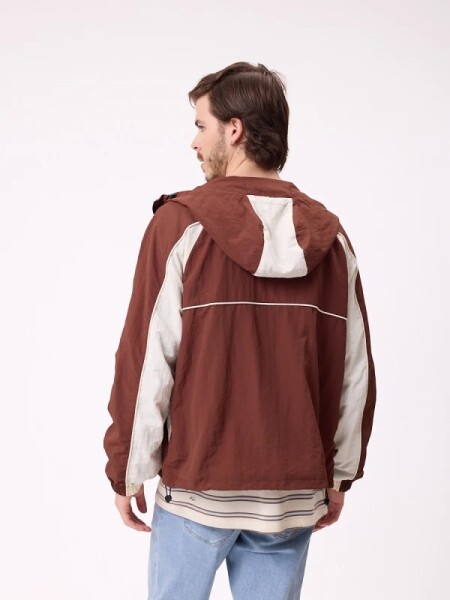 CAMPERA RUSTY COWARIE ROMPEVIENTOS MARRON