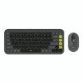 Imagen de Combo Teclado Inalámbrico LOGITECH Pop Icon + Mouse Inalámbrico - Graphite