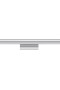 Luminaria Barra de led lineal 60cm 3EN1 PLATA