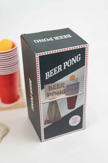 Juegos De Mesa Beerpong Color Unico