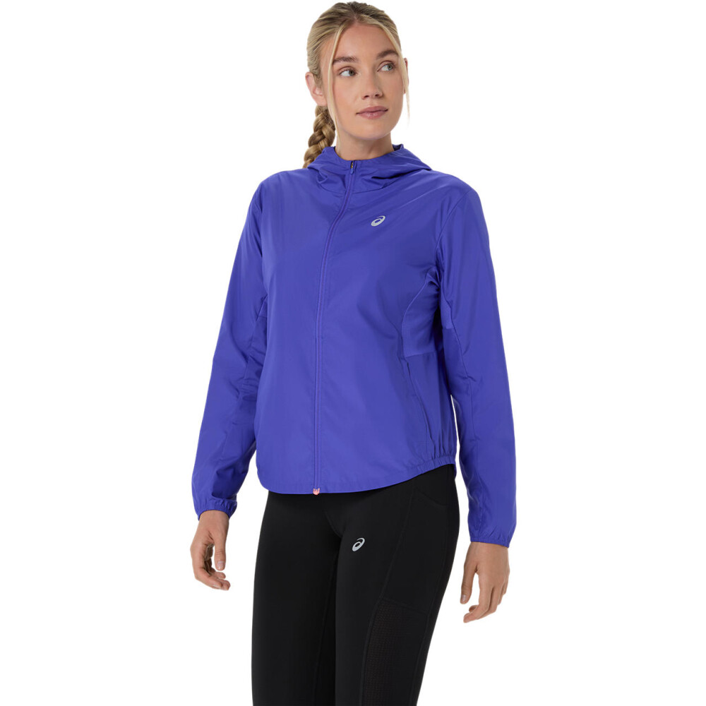 Casaca Running Silver Mujer Cobalt Burst