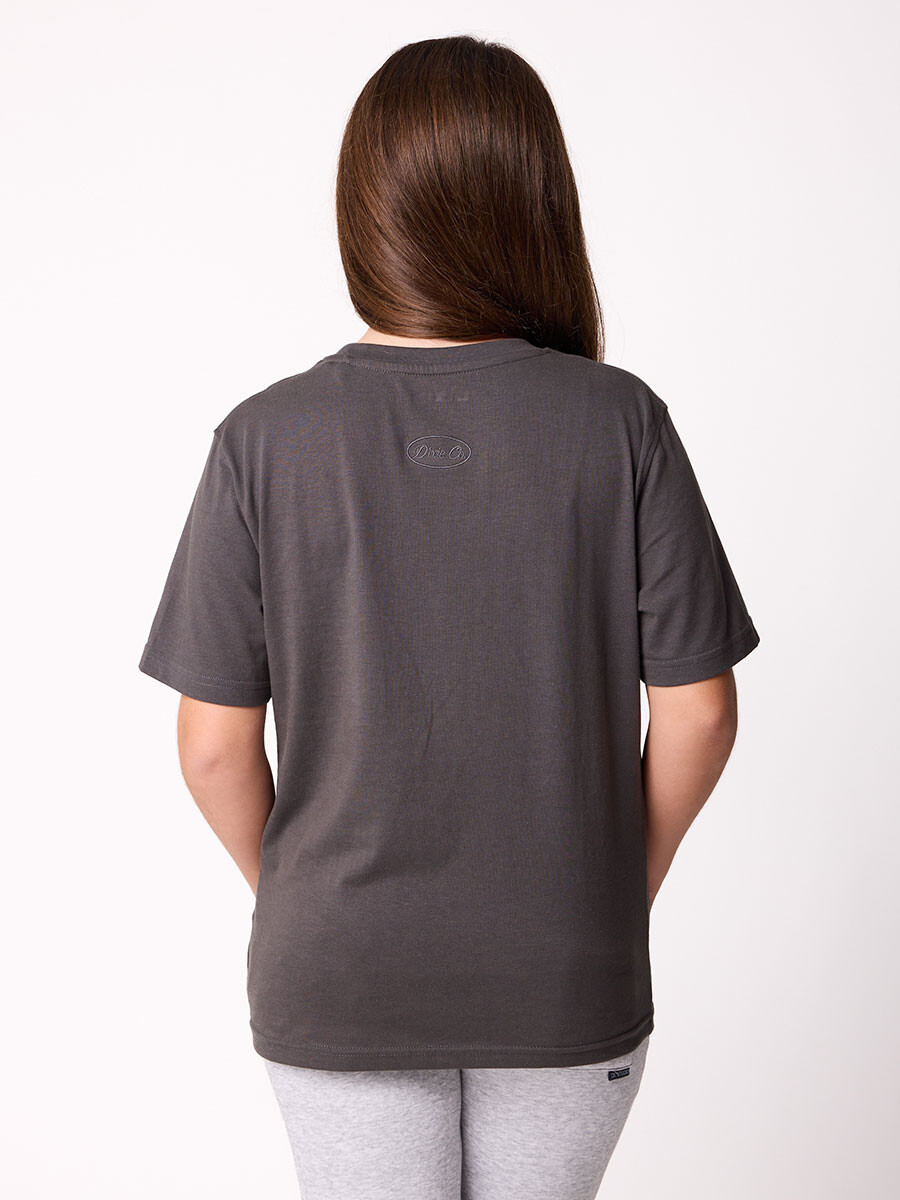 T-SHIRT FLOX TEEN DIXIE Gris Oscuro