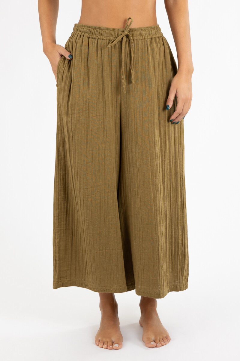 Pantalón tulum Olivar