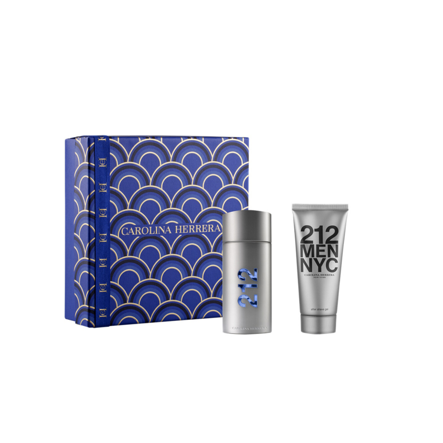 Perfume Carolina Herrera 212 Nyc Men 100ml Y After Shave Gel 100ml