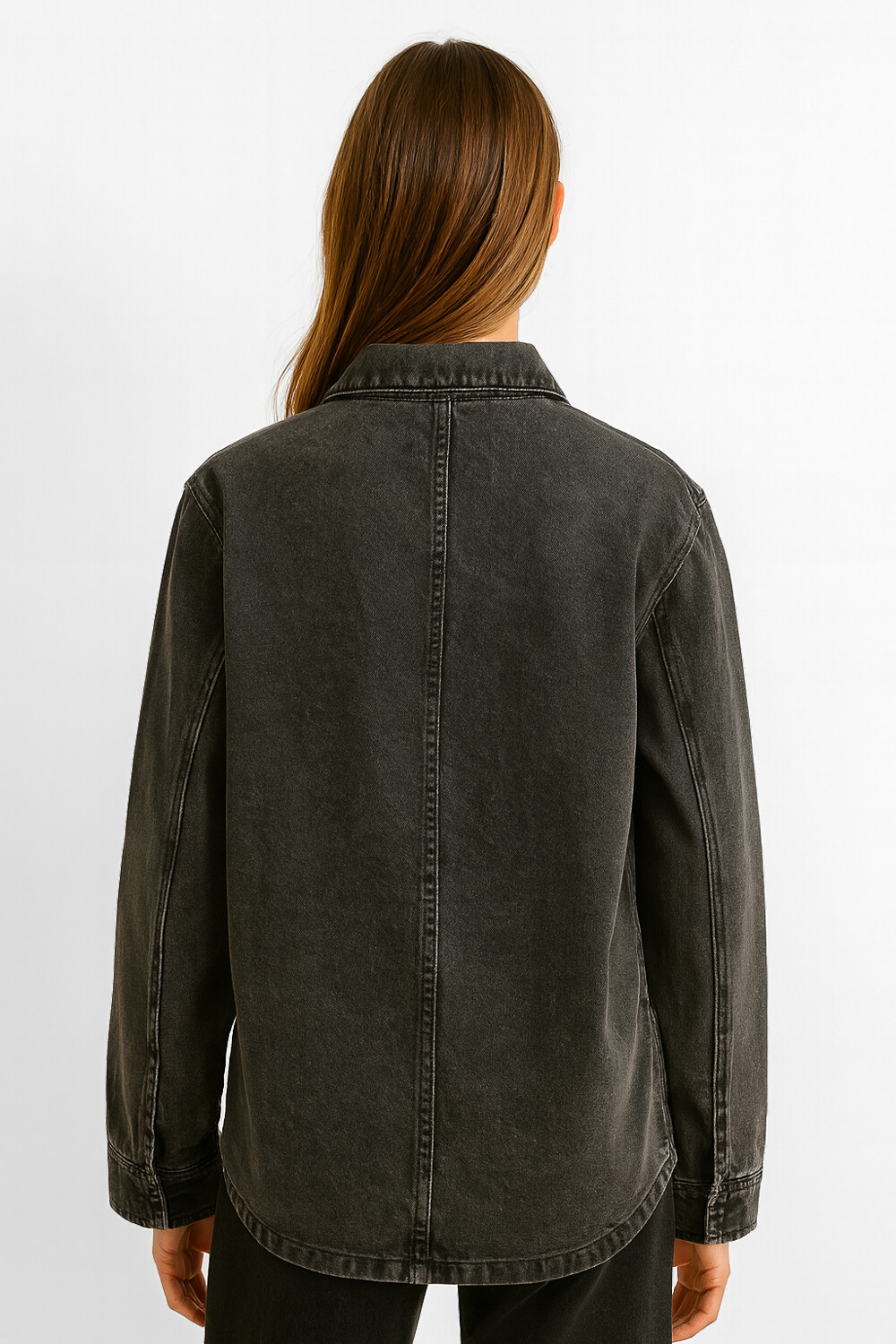 Blusa Estrua Gris Oscuro