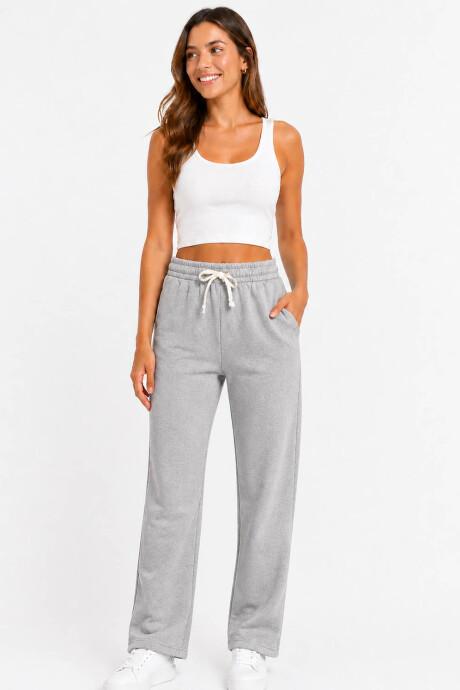 Pantalón Felpa Alex Gris